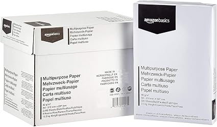 Papier multi-usage A4 80g, carton de 5 ramettes de 500 feuilles