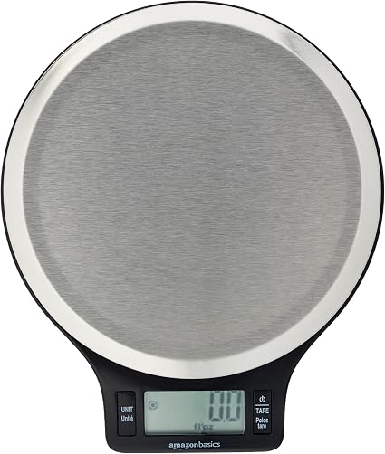 Balance de cuisine numérique, acier inoxydable, LCD
